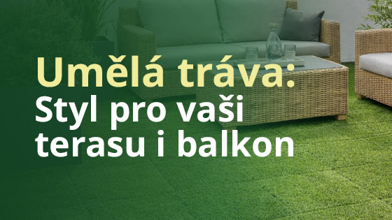 Umělá trávníková dlažba – stylová volba pro terasy, balkony i zahradu