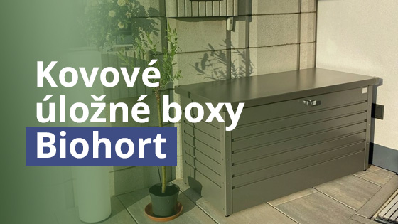 Kovové úložné boxy Biohort – recenze designové prémiovky