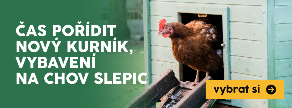Čas pořídit nový kurník, vybavení na chov slepic.