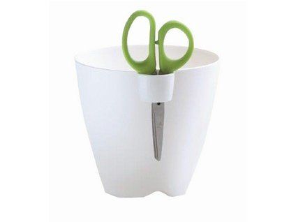 Kvetinac na bylinky LIMES UNO 15 cm, bila