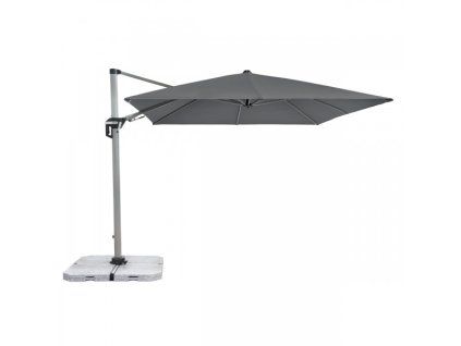 Výkyvný zahradní slunečník s boční tyčí Doppler ACTIVE 350  x 260 cm, antracit