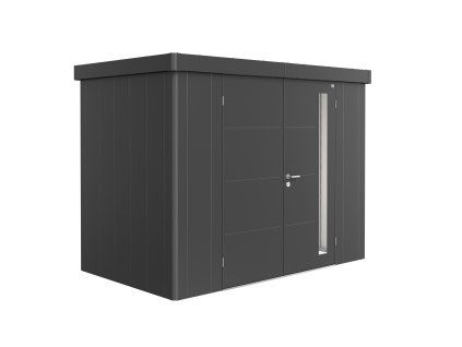 3508990 10 zahradni domek neo 1c tmave seda dvoukridle dvere