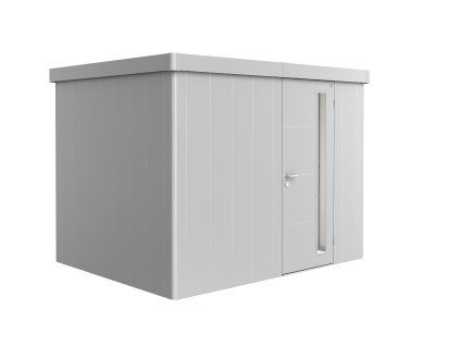 3509158 zahradni domek neo 2c stribrna jednokridle dvere