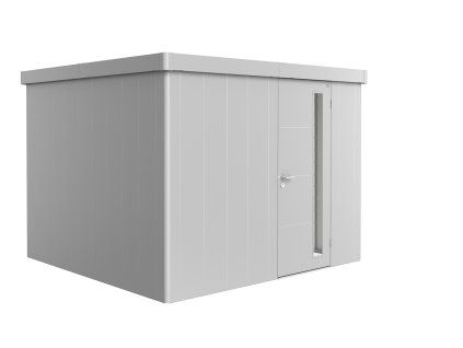3509347 zahradni domek neo 3c stribrna jednokridle dvere