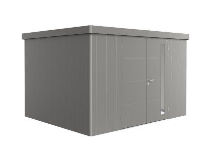 3509416 9 zahradni domek neo 3d sedy kremen dvoukridle dvere