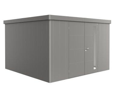 3509605 9 zahradni domek neo 4d sedy kremen dvoukridle dvere