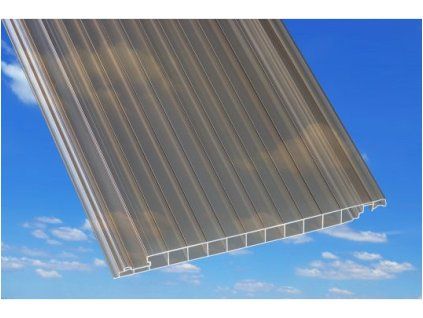 Polykarbonátový panel Guttagliss EASY CLICK 16 mm 400x20cm bronz