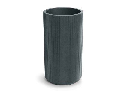 Květináč CORO ROUND HIGH 40 cm, grafit