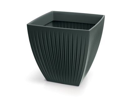 Květináč LATIA SQUARE MIDL 40 cm, antracit