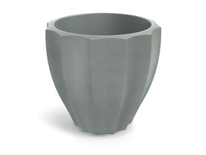 Květináč RONA ROUNDE 80 cm, betonová šedá