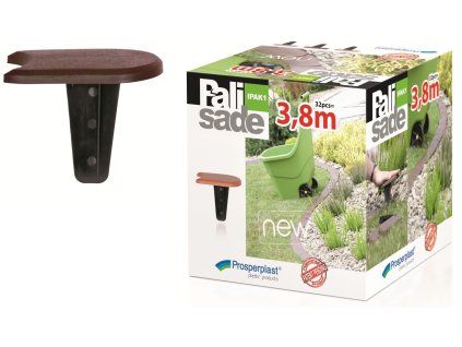 palisada zahradni 382 7 cm barva hneda 382 7 cm