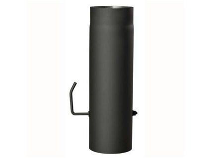 roura kouřová s klap.160 mm/ 500 t.1,5 mm ČER