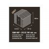 Zahradní domek G21 GAH 407 - 213 X 191 cm, šedý