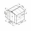 182526 4 zahradni domek g21 gah 407 213 x 191 cm sedy