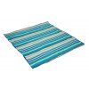 Kempingova deka Bo-Camp 1,5 x 1,4 m, modra s pruhy - doplnkova fotografie 2
