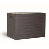 3463121 zahradni box woodebox 190 l tmave hneda 78 cm