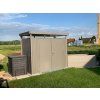 3463856 9 domek na naradi biohort highline h5 stribrna dvoukridle dvere