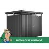 3463916 domek na naradi biohort highline h3 tmave sedy dvoukridle dvere