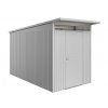 3464309 domek na naradi avantgarde a4 stribrna jednokridle dvere