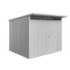3464315 domek na naradi avantgarde a6 stribrna jednokridle dvere