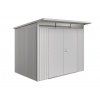 3464387 domek na naradi avantgarde a5 stribrna dvoukridle dvere