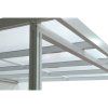 Hliníková pergola Terrassendach Premium 4,10 x 3,06 m - čirý polykarbonát / bílá