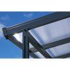 Carport Premium s čirým komůrkovým polykarbonátem
