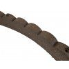 zahradni obrubnik scalloped 120 cm gumovy hnedy vcetne hrebu 4