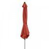 Naklápěcí zahradní slunečník s klikou Doppler ACTIVE 320 cm, terakota