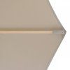 Slunečník s klikou s ULTRA UV ochranou Doppler ALU WOOD 3,5 m, přírodní