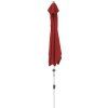 Slunečník s automatickým naklápěním Doppler EXPERT 220 x 140 cm, terakota
