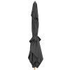 Slunečník s automatickým naklápěním s ULTRA UV ochranou Doppler ALU WOOD 3 x 2 m, antracit
