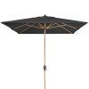 Slunečník s automatickým naklápěním s ULTRA UV ochranou Doppler ALU WOOD 3 x 2 m, antracit