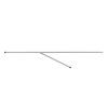 Slunečník s automatickým naklápěním klikou Doppler ACTIVE 210x140 cm, antracit