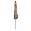 Slunečník s automatickým naklápěním klikou Doppler ACTIVE 210x140 cm, hnědá