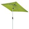Slunečník s automatickým naklápěním klikou Doppler ACTIVE 210x140 cm, zelená