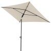 Slunečník se středovou nohou Doppler ACTIVE 200 x 120 cm, přírodní