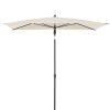 Slunečník se středovou nohou Doppler ACTIVE 200 x 120 cm, přírodní