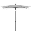 Slunečník se středovou nohou Doppler ACTIVE 200 x 120 cm, světle šedá