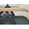 Zahradní křeslo CONCEPT teak, hliníkové, polohovací