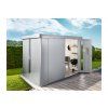 3508879 1 zahradni domek neo 1a stribrna jednokridle dvere