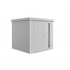 3509101 13 zahradni domek neo 2b stribrna dvoukridle dvere