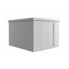 3509533 13 zahradni domek neo 4c stribrna dvoukridle dvere