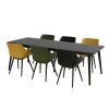 Stůl Sophie HPL 240x100cm, Carbon Black