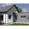 Vchodová stříška Covernit RODEO, antracit/čirá