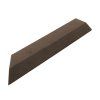 Přechodová lišta G21 Indický teak pro WPC dlaždice, 38,5 x 7,5 cm rohová (levá)