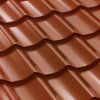 Plechová střešní krytina Classic Tile 2250 x 1200 mm hnědá