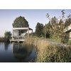 Bioklimatická pergola BIOHORT 3,5 x 3 m, šedý křemen/stříbrná metalíza